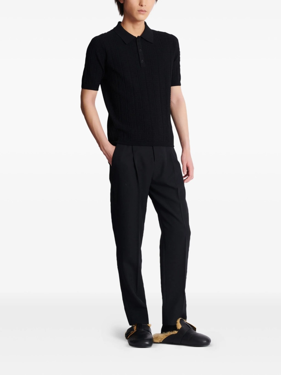 Tricou Polo Balmain negru - Img 5
