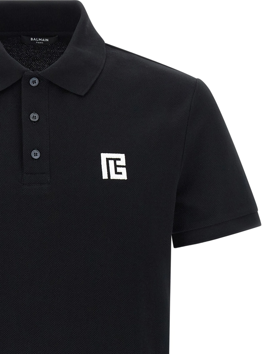 Tricou Polo Balmain negru - Img 4