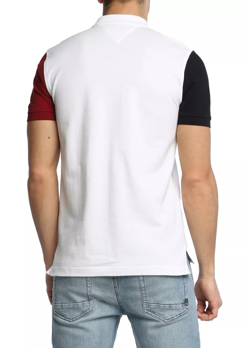 Tricou Polo Branded Colorblock Regular Polo MW0MW220900K4 - Img 3