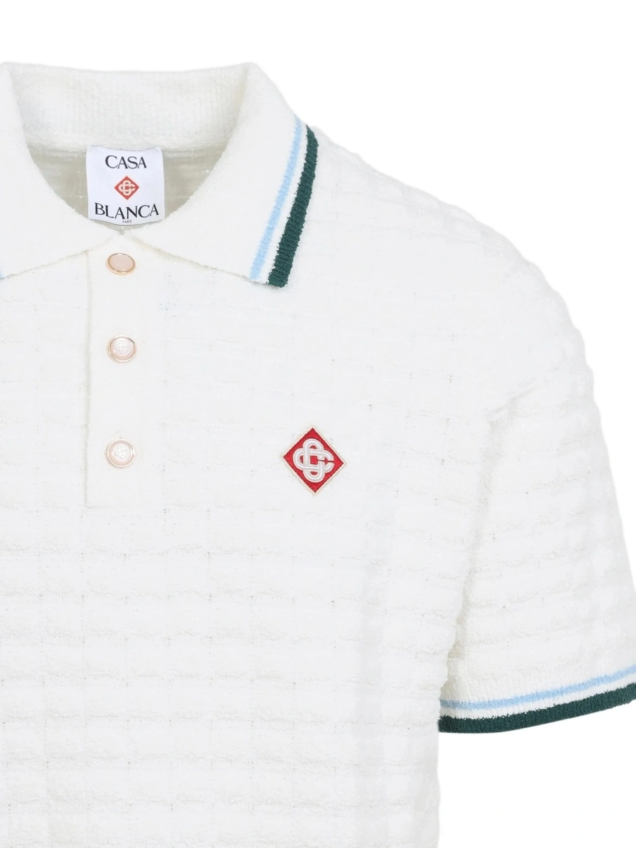 Tricou Polo Casablanca alb - Img 3