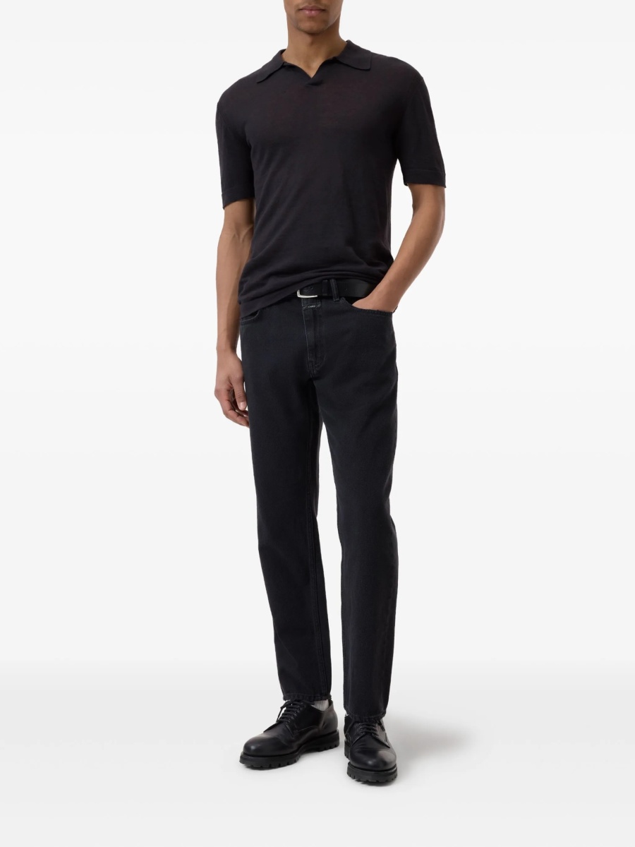 Tricou Polo CLOSED negru - Img 2