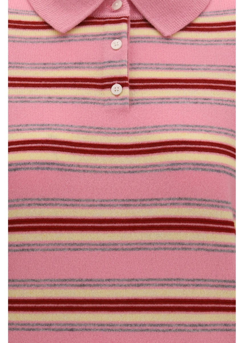 Tricou Polo College striped Polo Sweater - Img 3