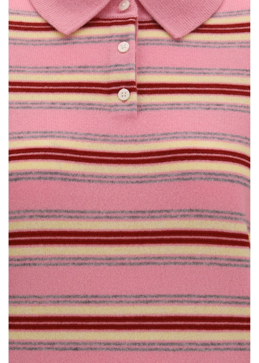 Tricou Polo College striped Polo Sweater - Img 3