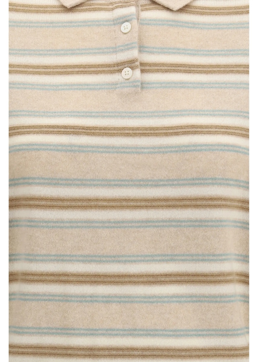 Tricou Polo College striped Polo Sweater - Img 3