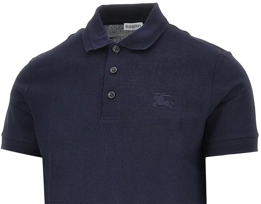 Tricou Polo Cotton piquet polo shirt with EKD embroidery - Img 2