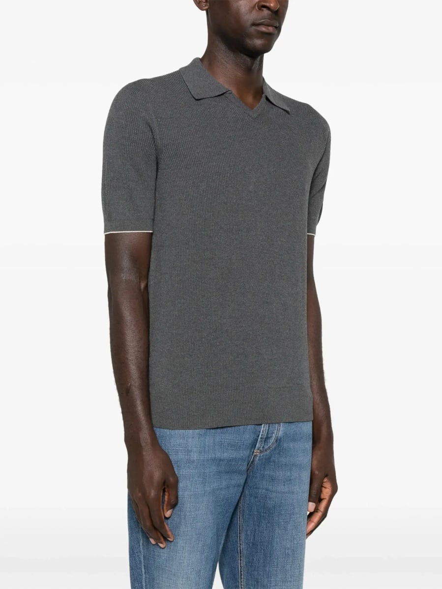 Tricou Polo Cotton ribbed Polo - Img 5