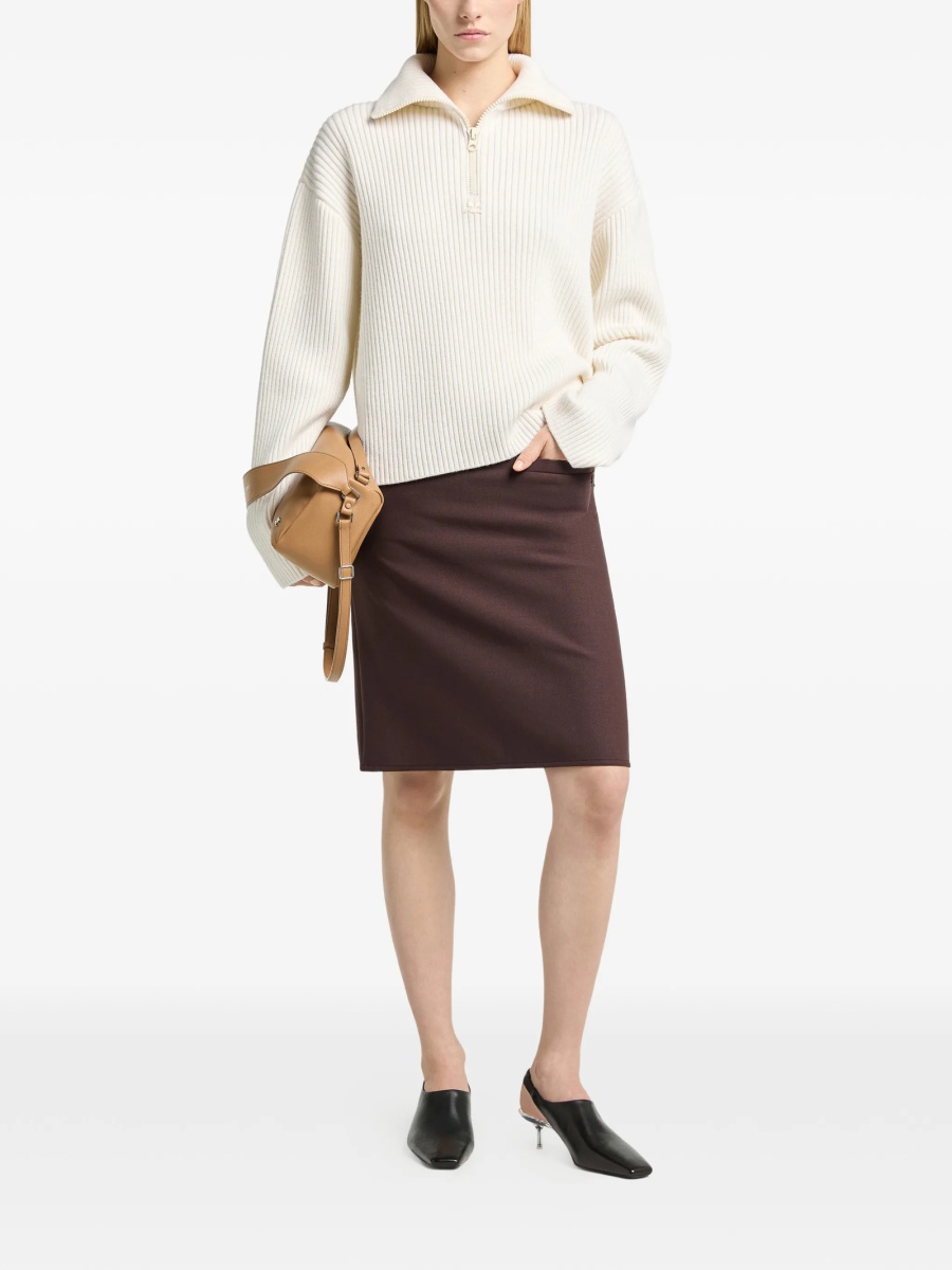 Tricou Polo COURRÈGES neutru din merino - Img 2