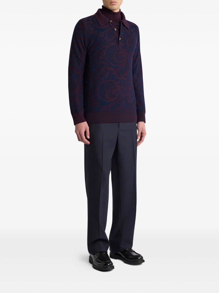 Tricou Polo ETRO negru - Img 2