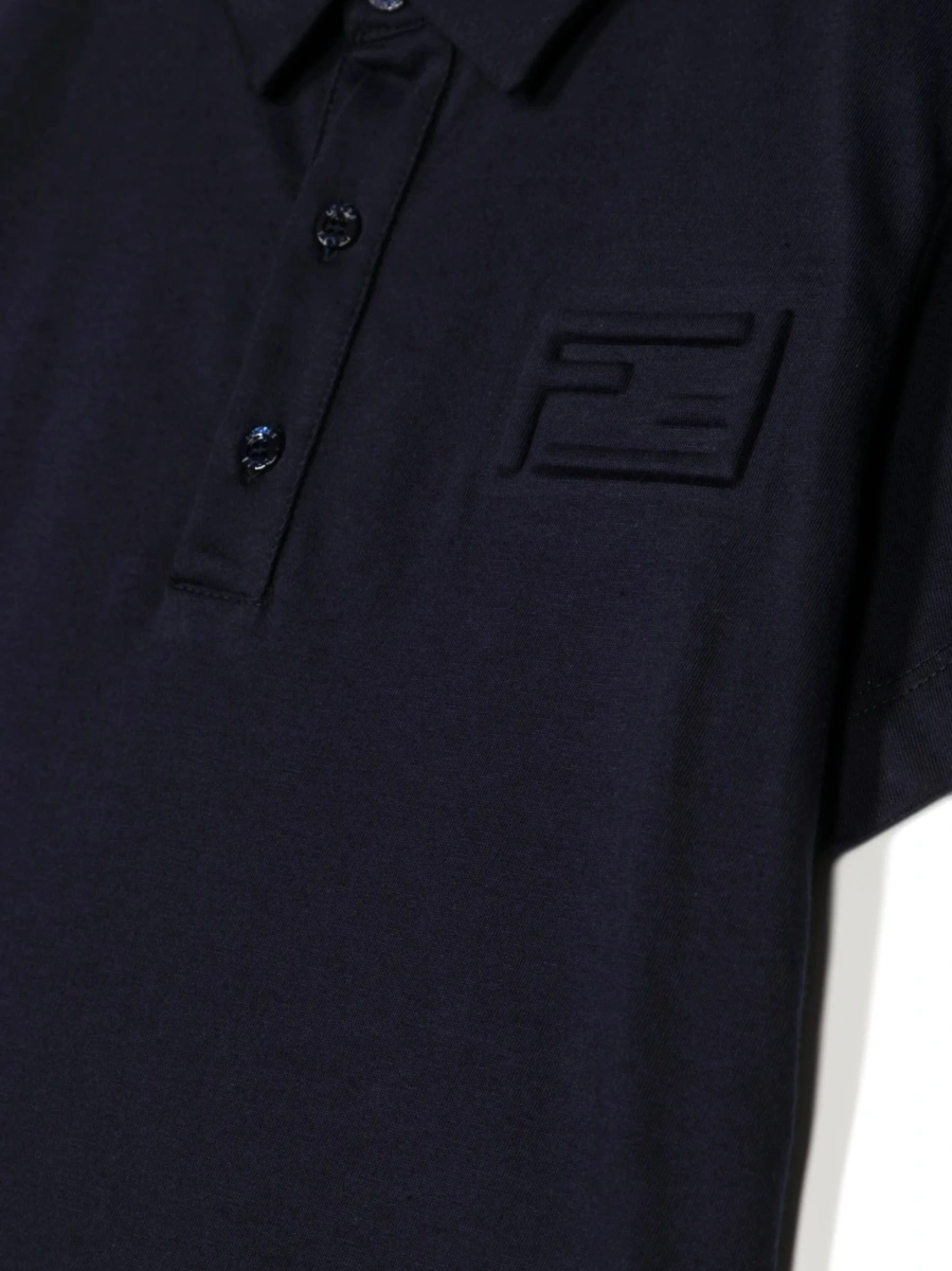 Tricou Polo Fendi albastru - Img 3