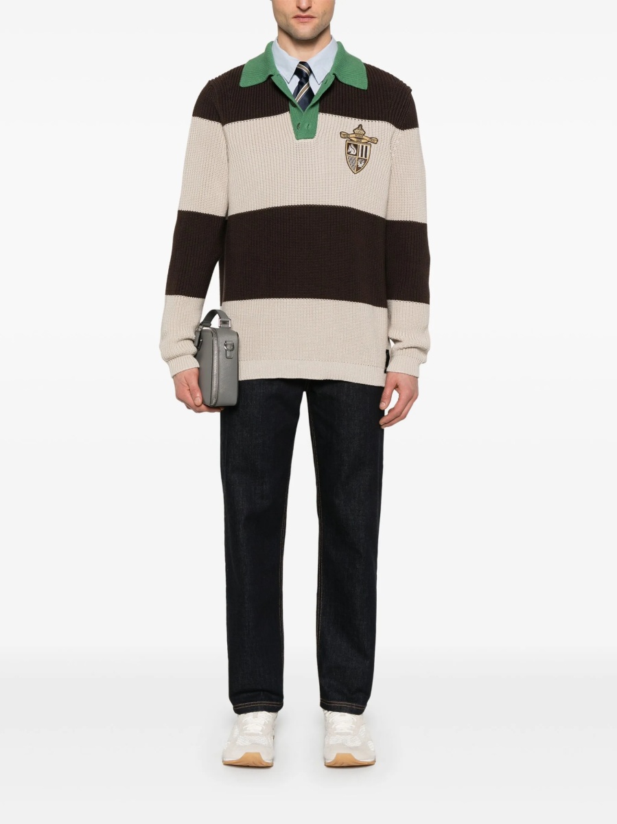 Tricou Polo Fendi maro - Img 2