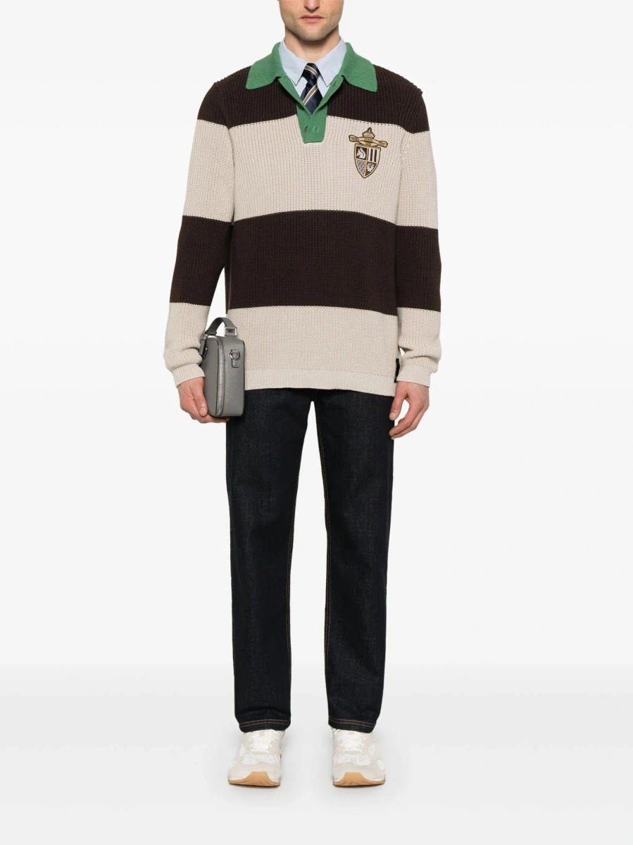 Tricou Polo Fendi maro - Img 2