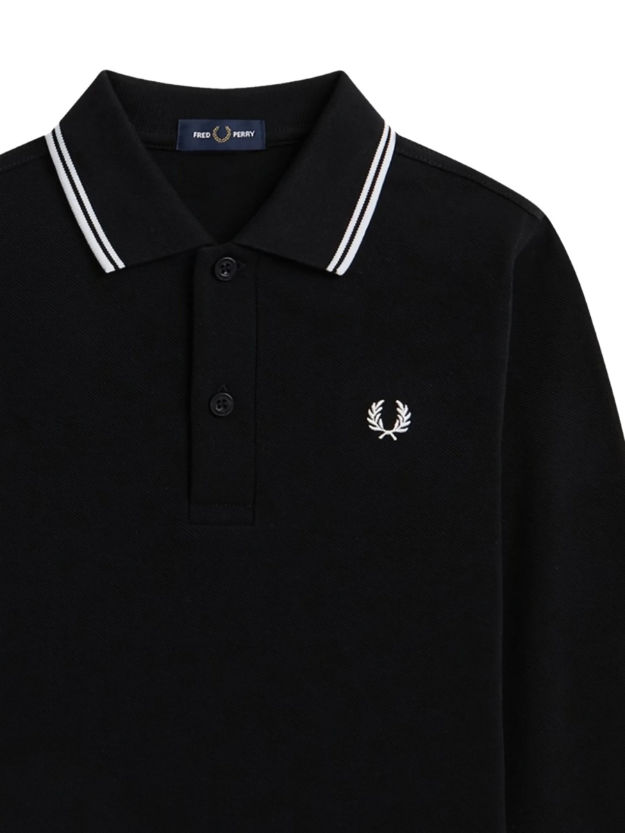 Tricou Polo Fred Perry negru - Img 2