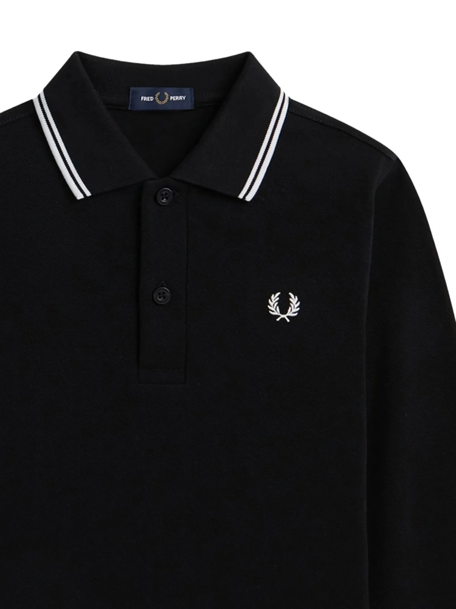 Tricou Polo Fred Perry negru - Img 2