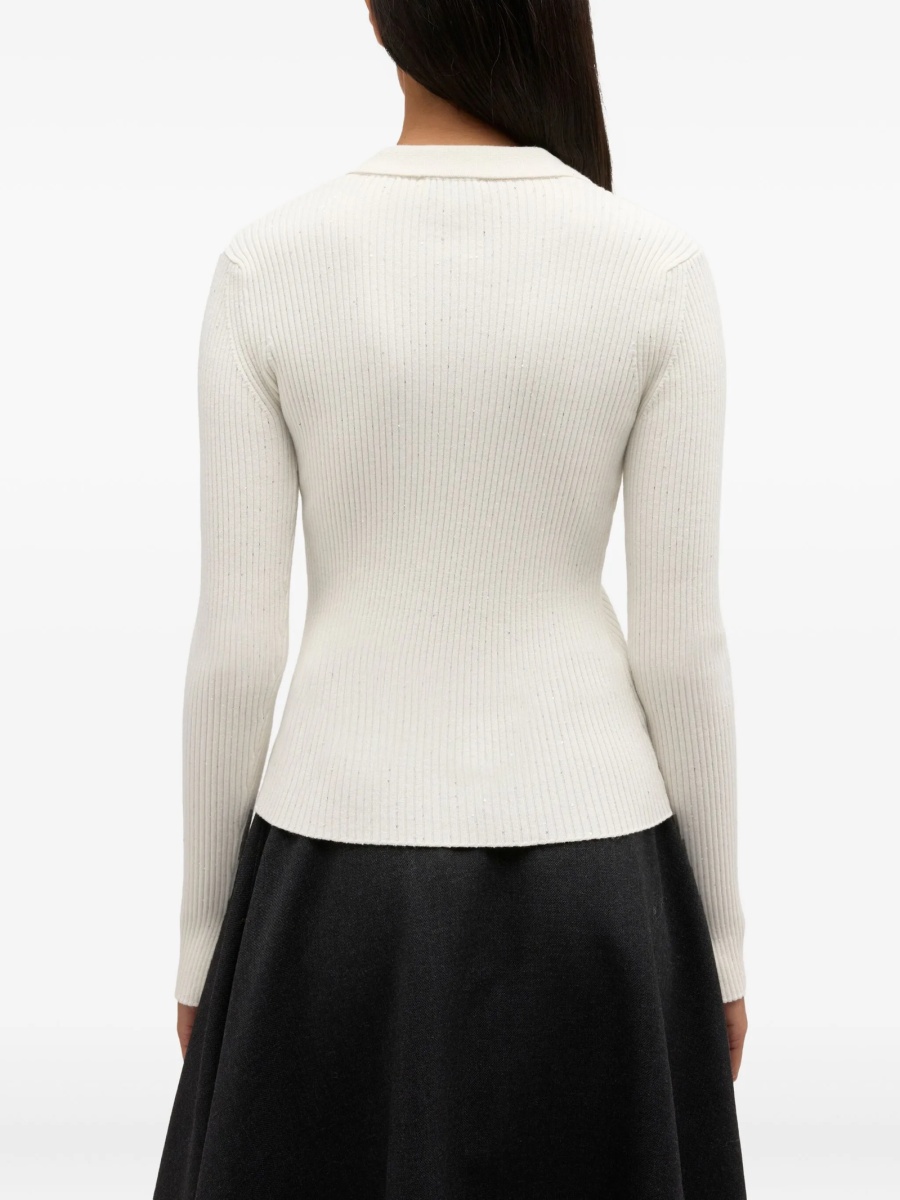 Tricou Polo Ganni neutru - Img 4