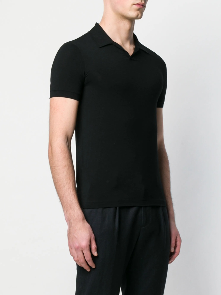 Tricou Polo Giorgio Armani negru - Img 3