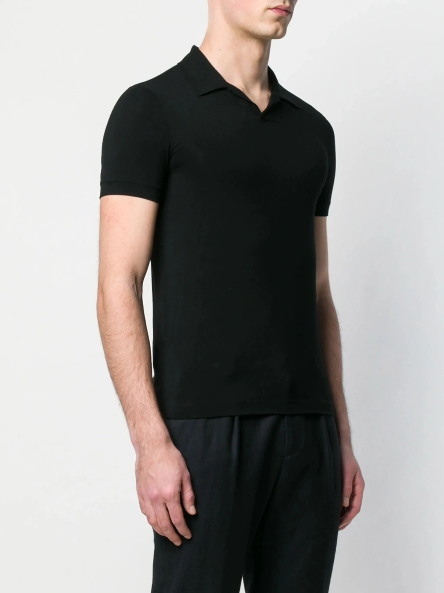 Tricou Polo Giorgio Armani negru - Img 3