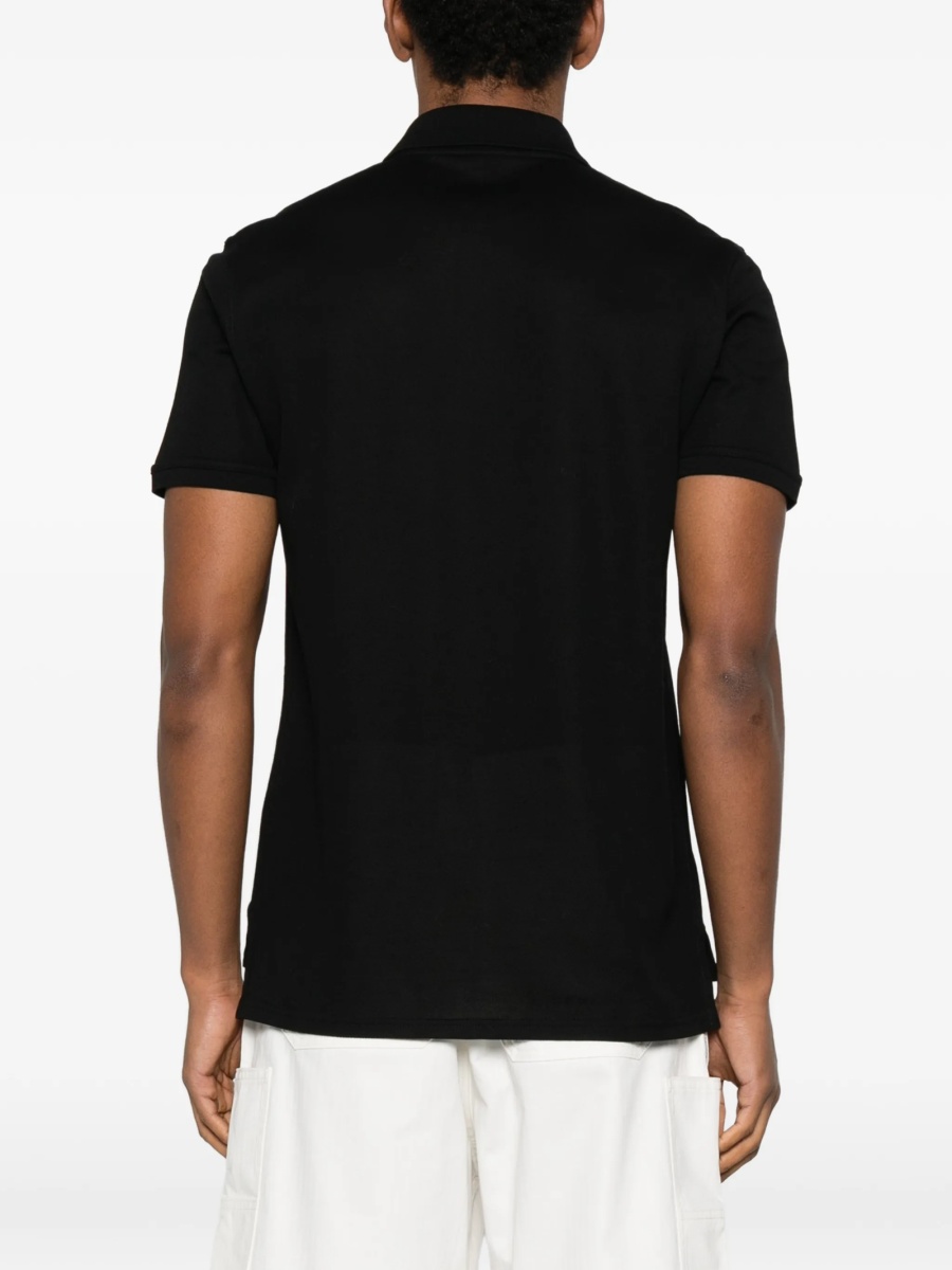 Tricou Polo Givenchy negru din bumbac - Img 4