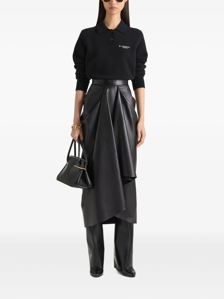 Tricou Polo Givenchy negru - Img 6