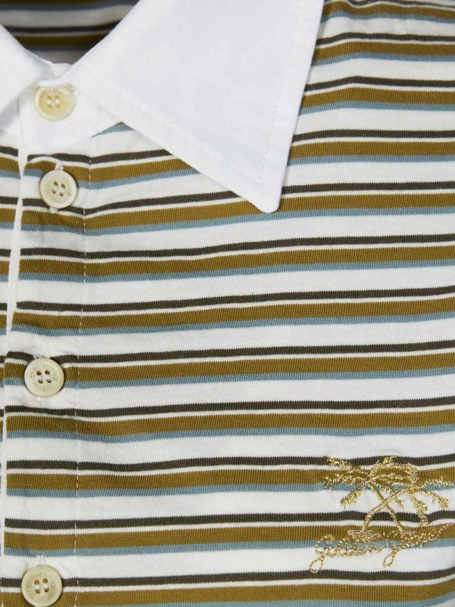 Tricou Polo Golden Goose alb - Img 2