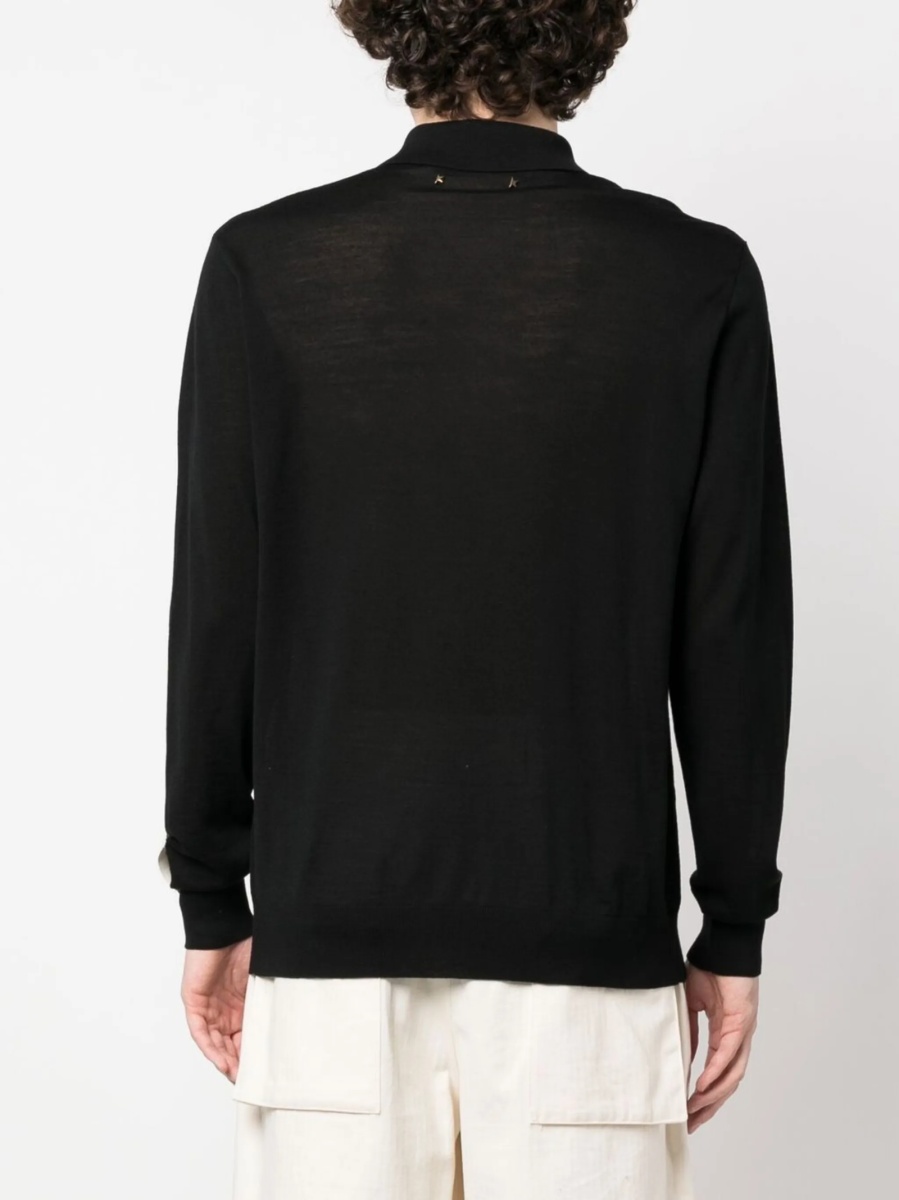 Tricou Polo Golden Goose negru - Img 4