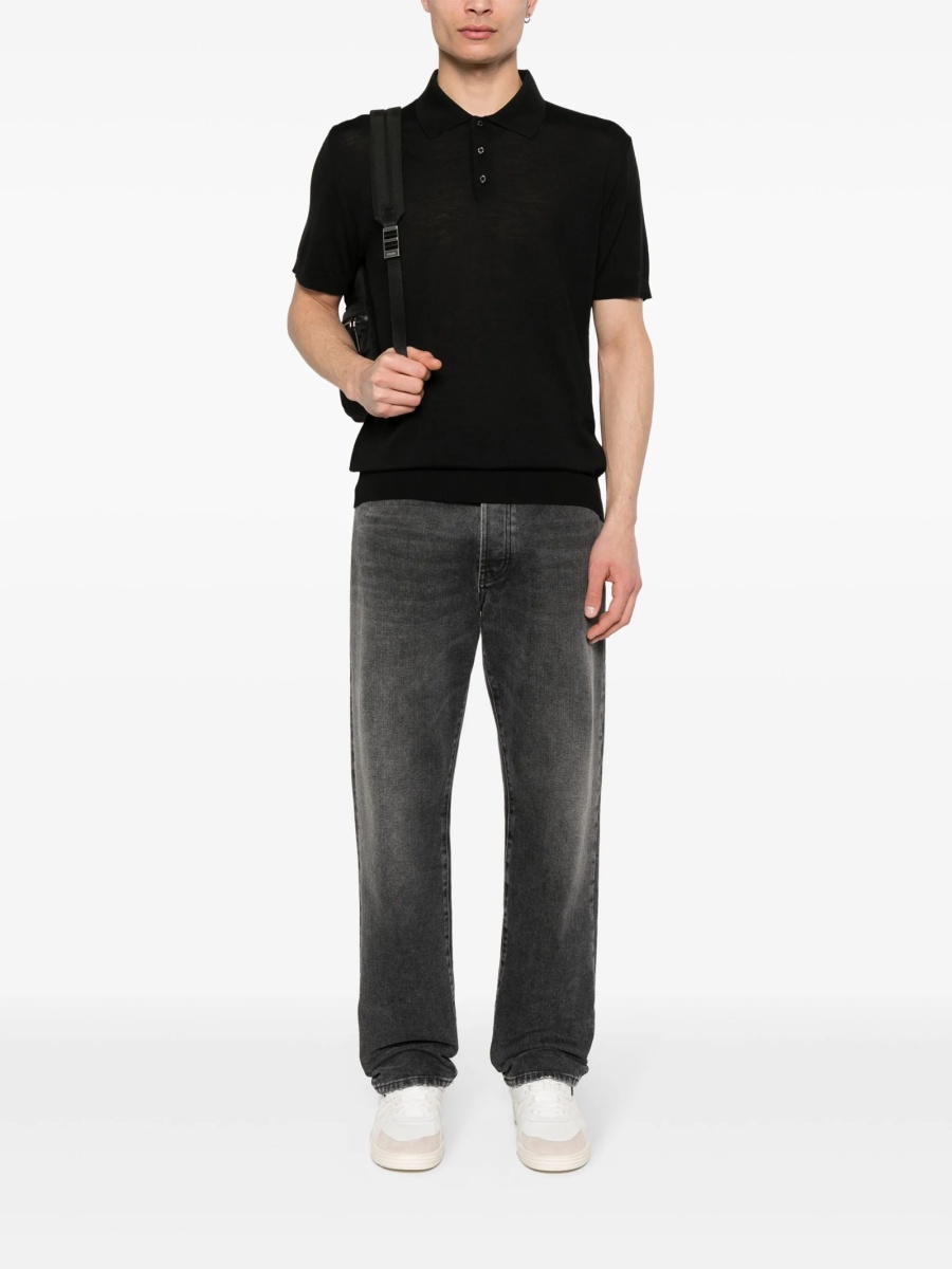 Tricou Polo Golden Goose negru - Img 2