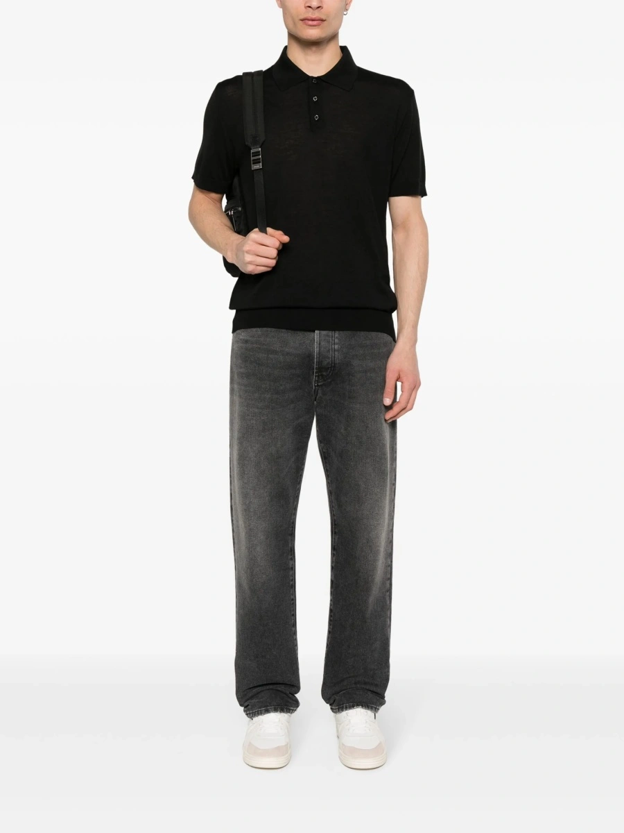 Tricou Polo Golden Goose negru - Img 2