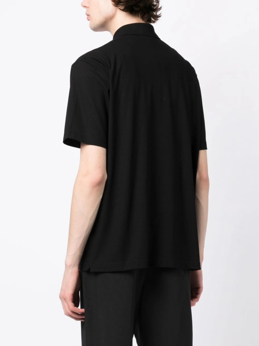 Tricou Polo Herno negru din bumbac - Img 4