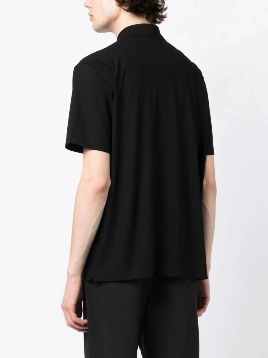 Tricou Polo Herno negru din bumbac - Img 4