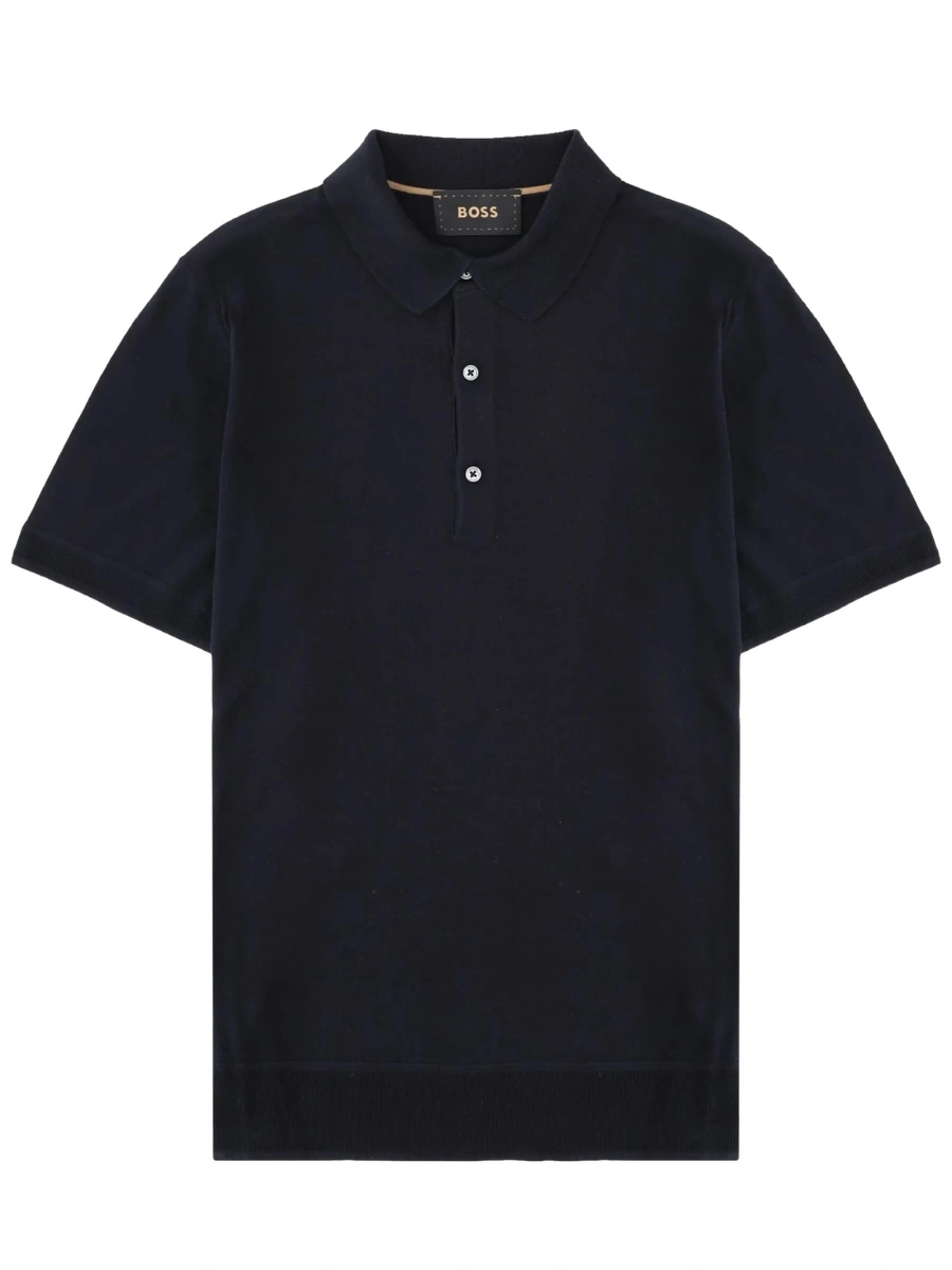 Tricou Polo Hugo Boss albastru - Img 2