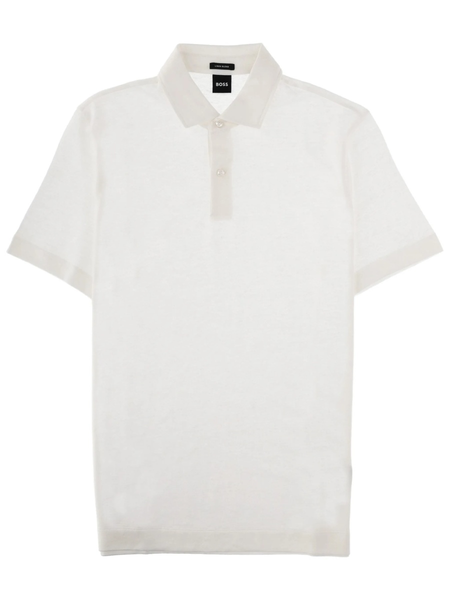 Tricou Polo Hugo Boss alb - Img 2