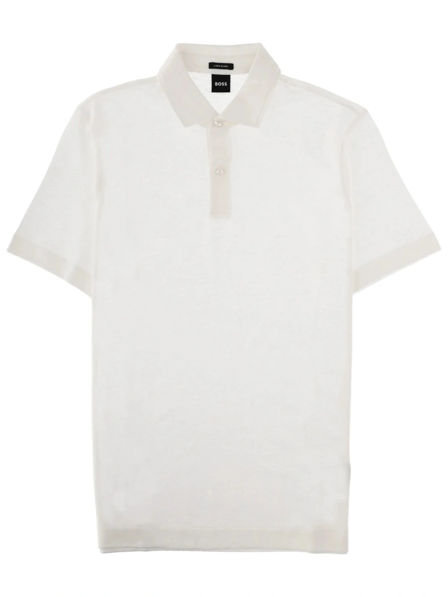 Tricou Polo Hugo Boss alb - Img 2