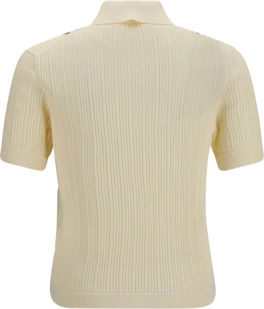 Tricou Polo Jacquard cotton knit Polo - Img 2