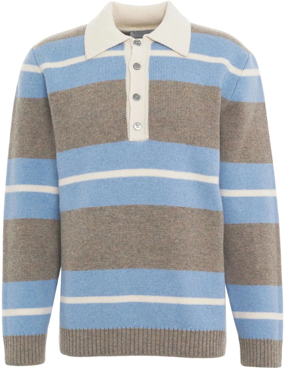 Tricou Polo Knit polo in wool - Img 2