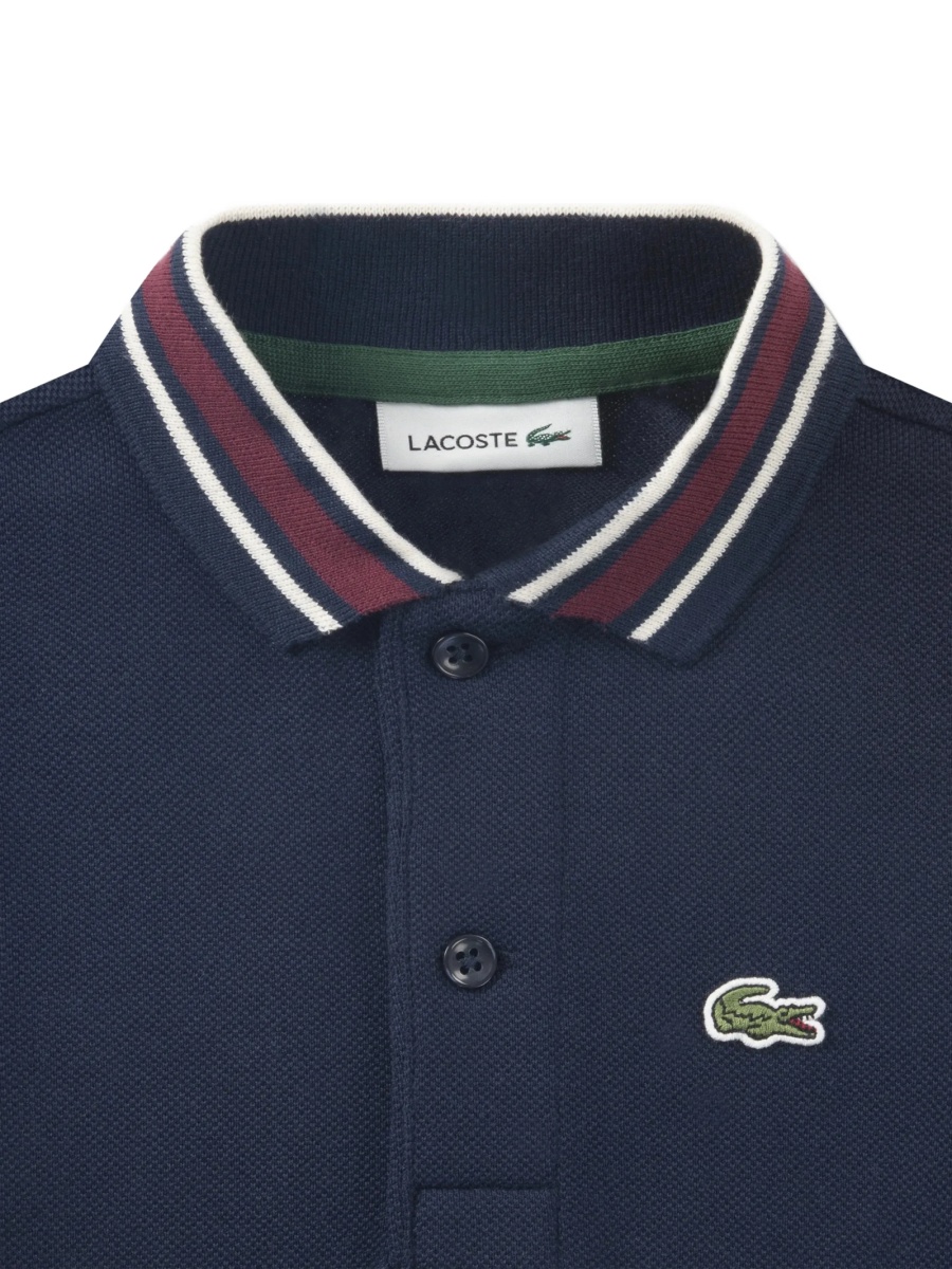 Tricou Polo Lacoste albastru - Img 4
