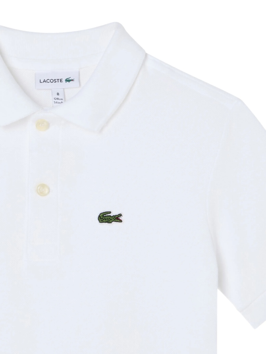 Tricou Polo Lacoste alb - Img 3