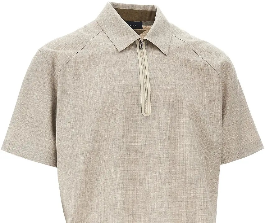 Tricou Polo Light wool zipped polo shirt - Img 2