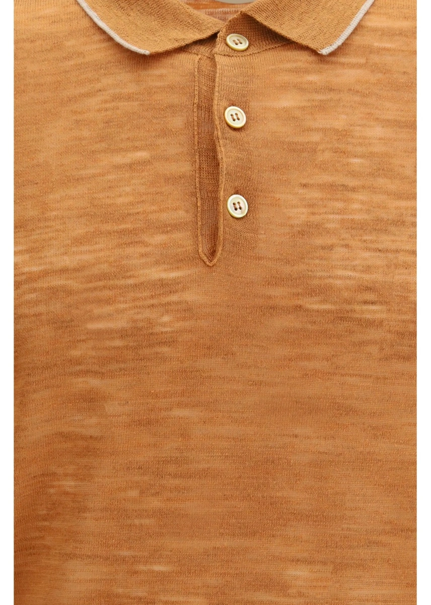 Tricou Polo Linen blend Polo - Img 3