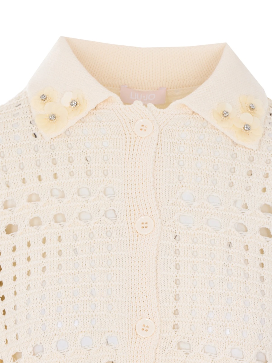 Tricou Polo Liu Jo White neutru - Img 4