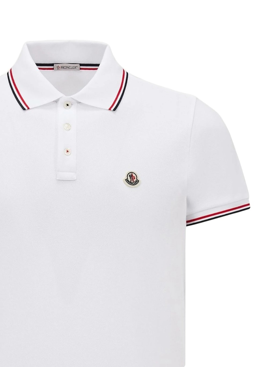 Tricou Polo Moncler alb - Img 2