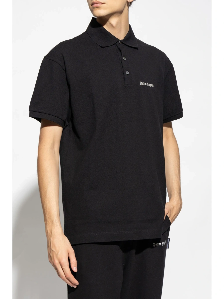Tricou Polo Palm Angels negru - Img 3