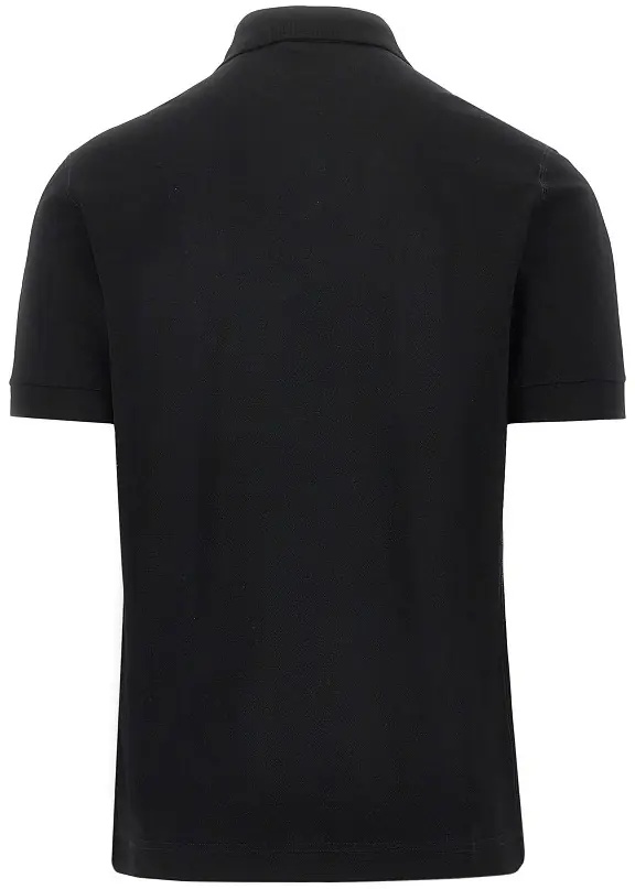 Tricou Polo Piquet polo shirt with logo plate - Img 3