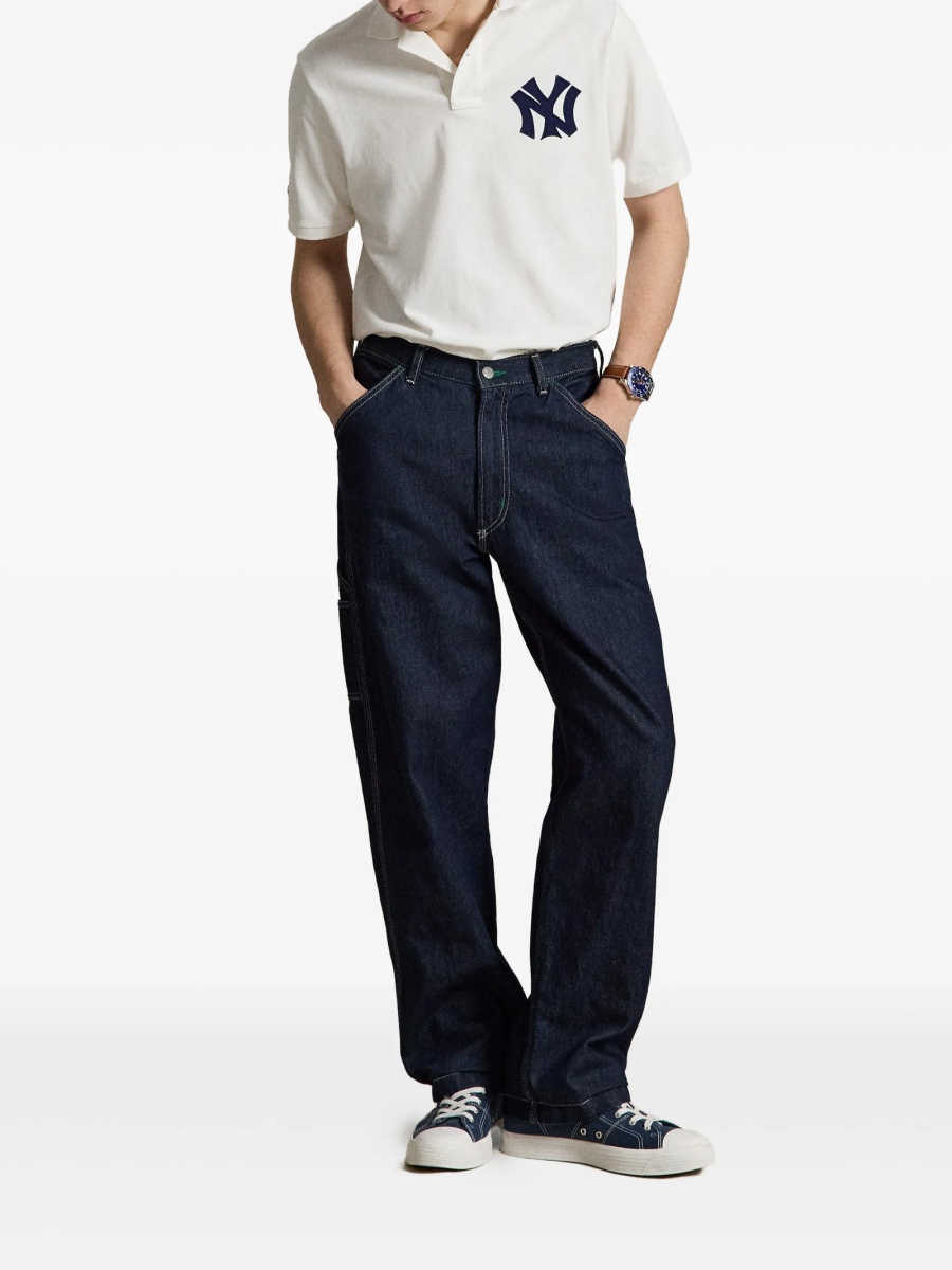 Tricou Polo Ralph Lauren alb din bumbac - Img 2