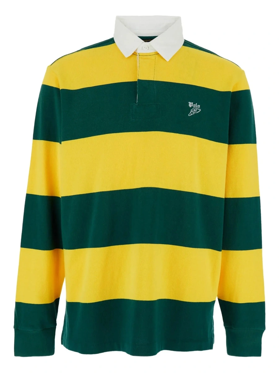 Tricou polo Ralph Lauren multicolor din bumbac - Img 6