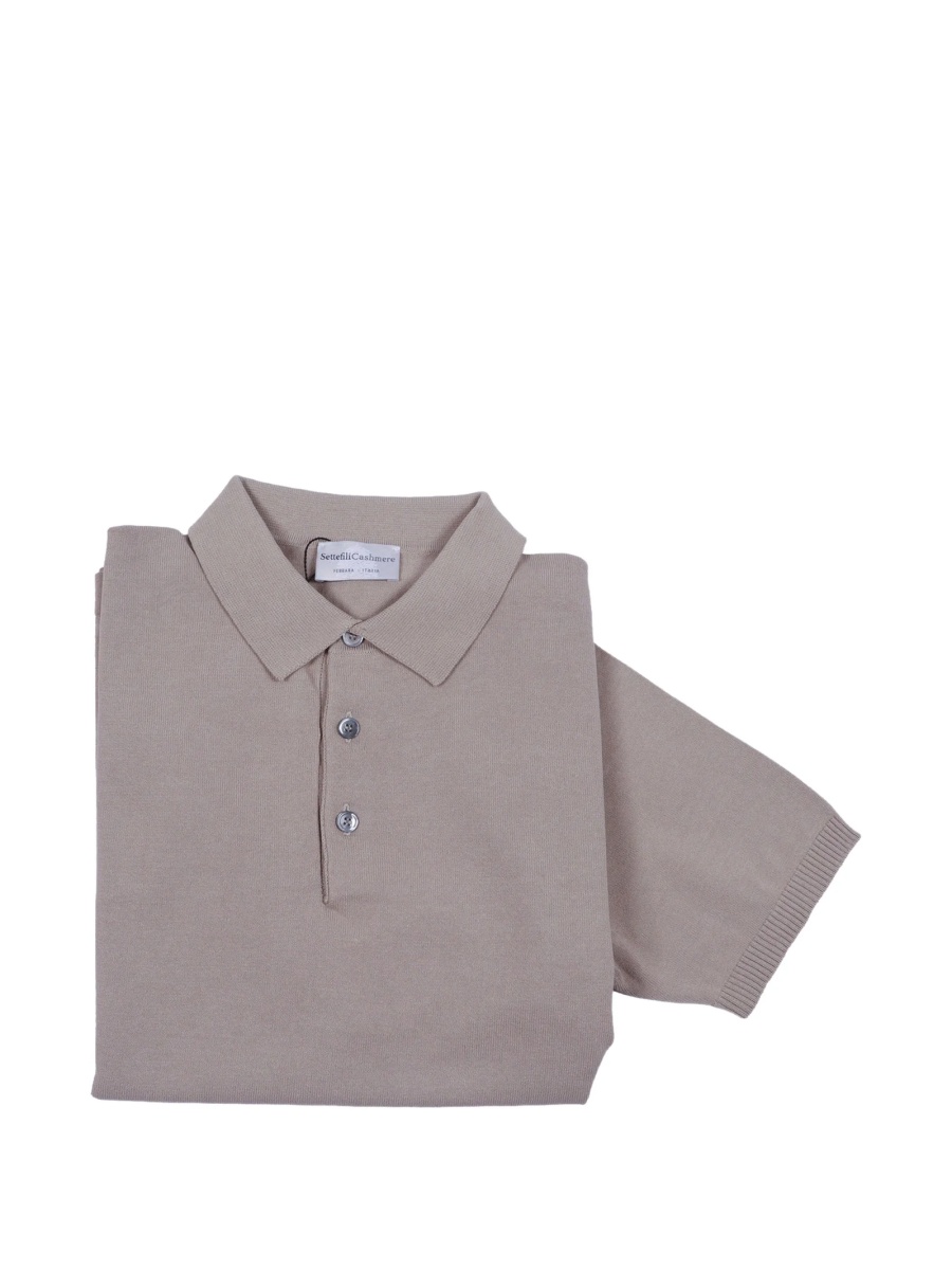 Tricou Polo SETTE FILI CASHMERE neutru - Img 3