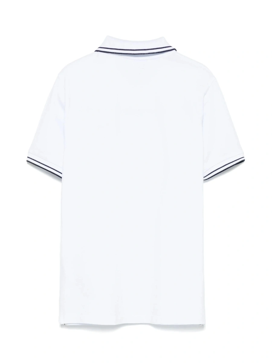 Tricou Polo Stone Island alb - Img 2