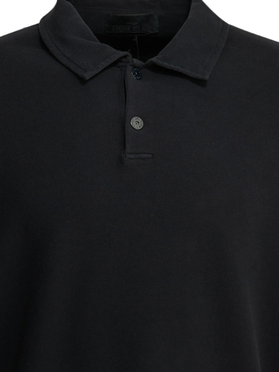 Tricou Polo Stone Island negru - Img 4