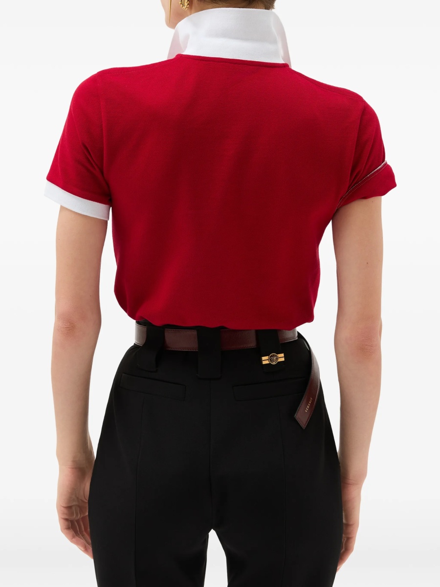 Tricou Polo Versace rosu - Img 4