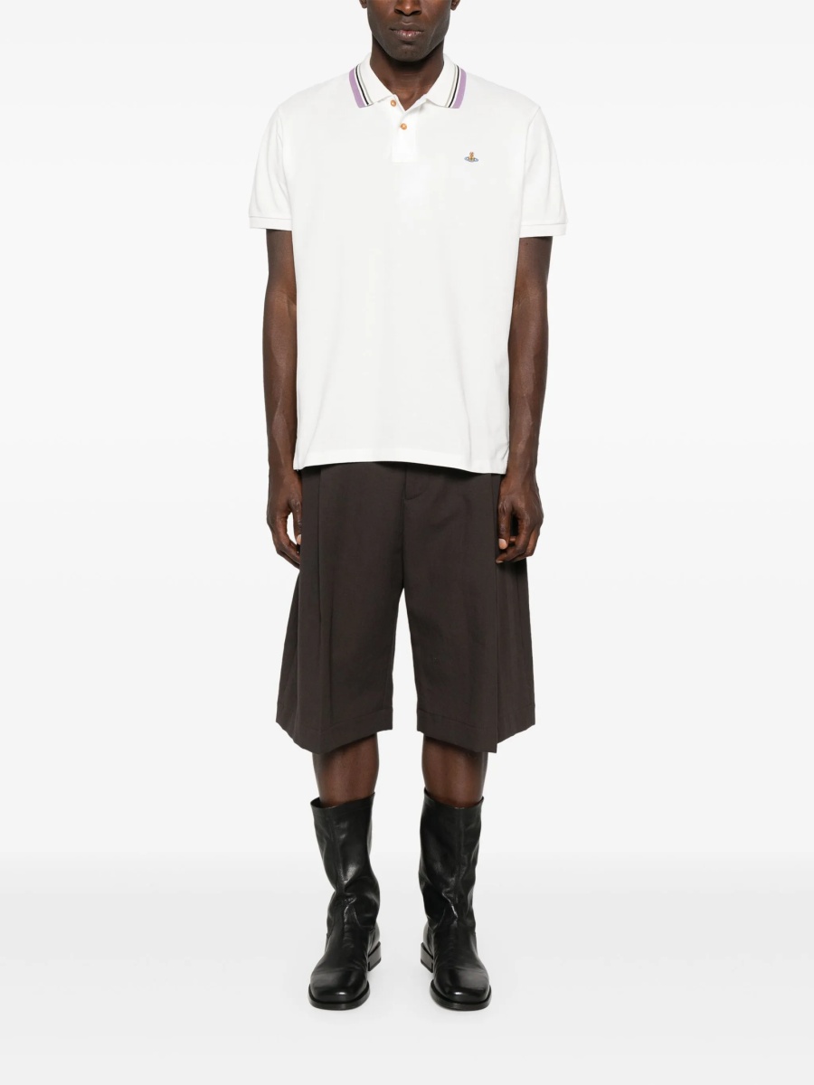 Tricou Polo Vivienne Westwood alb - Img 2