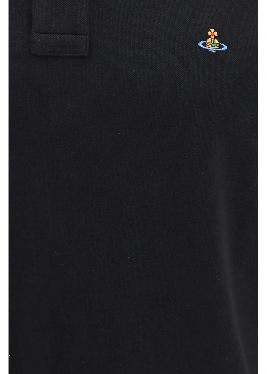 Tricou polo Vivienne Westwood negru - Img 3