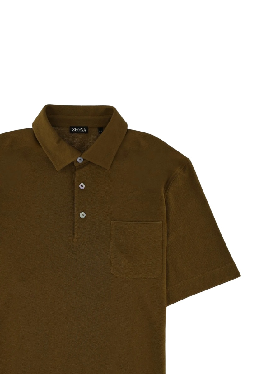 Tricou Polo ZEGNA maro - Img 2